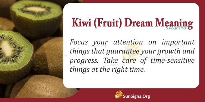Kiwi (Fruit) Dream Meaning