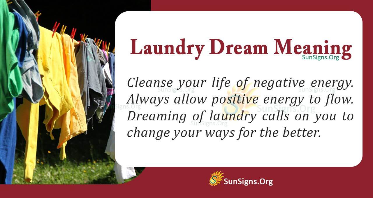 Seeing Laundry In Your Dream Meaning, Interpretation and Symbolism