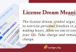 License Dream Meaning