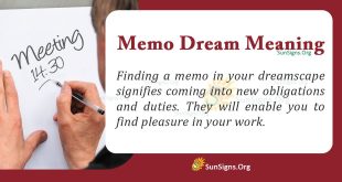 Memo Dream Meaning
