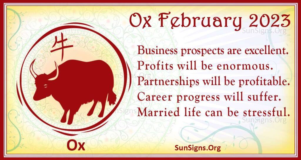 Ox February Horoscope 2023