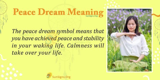 Peace Dream Meaning