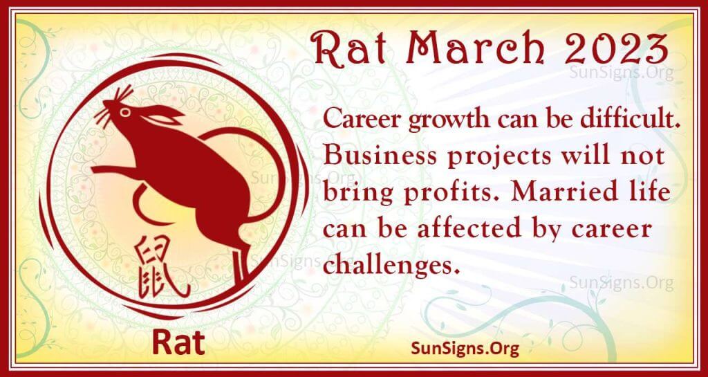 Rat March Horoscope 2023