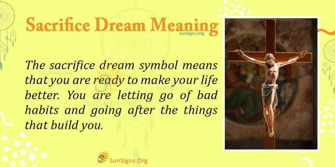 Sacrifice Dream Meaning