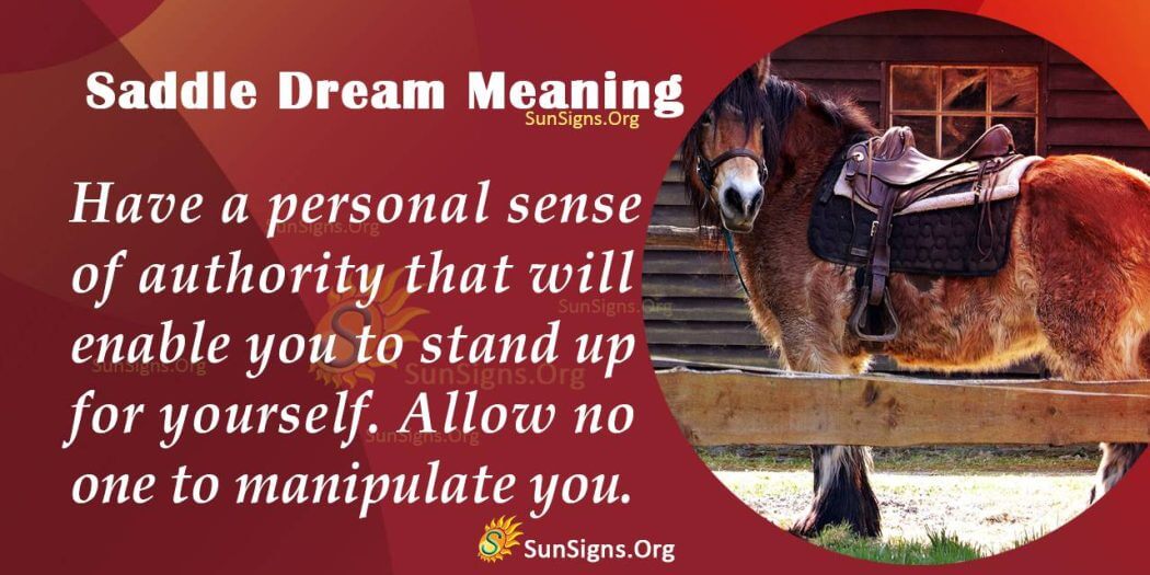 A Dream About a Saddle Meaning, Interpretation And Symbolism