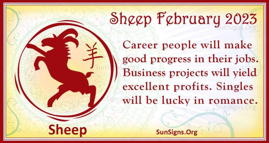 Sheep February Horoscope 2023