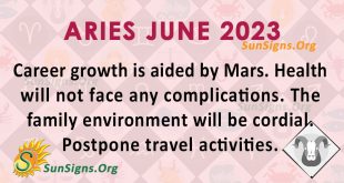 Aries June Horoscope 2023