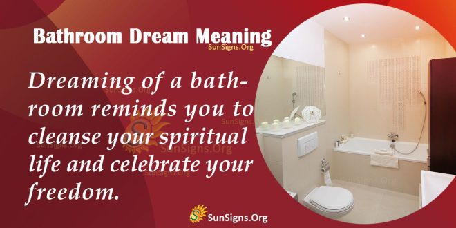 Bathroom Dream Meaning