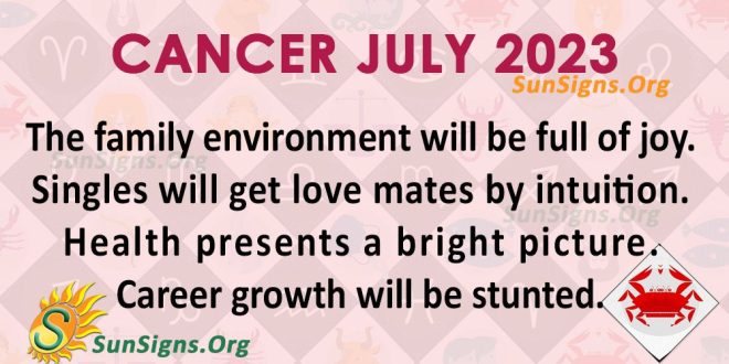 Cancer July Horoscope 2023