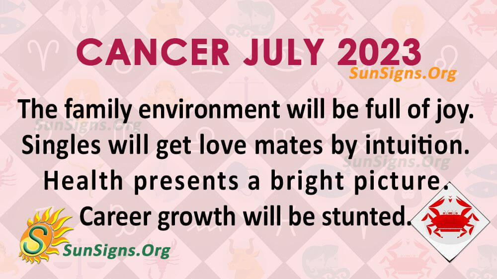 Cancer July Horoscope 2023