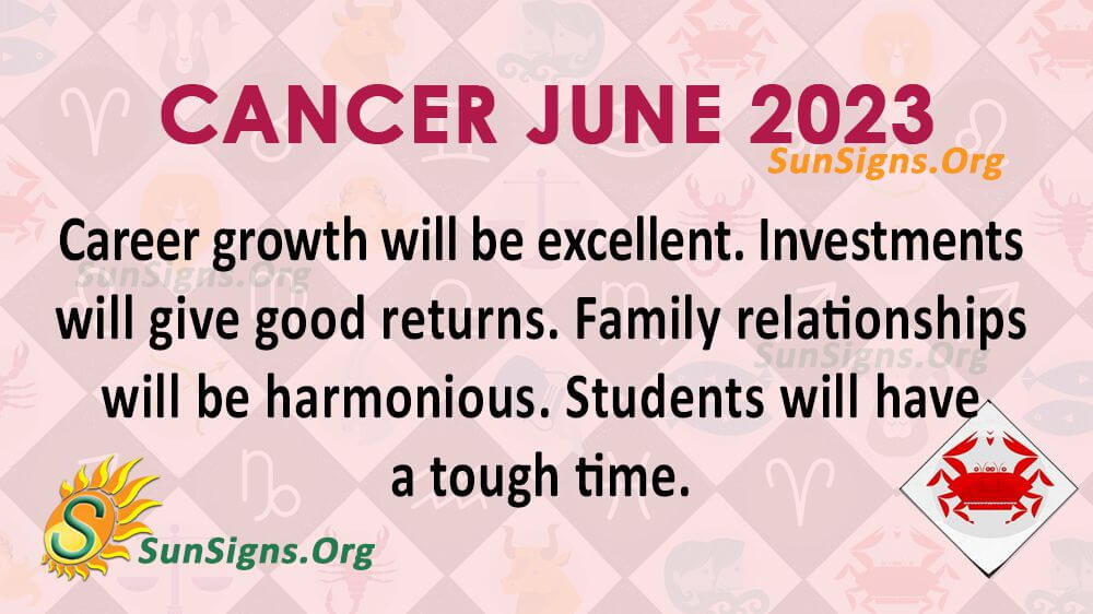 Cancer June Horoscope 2023