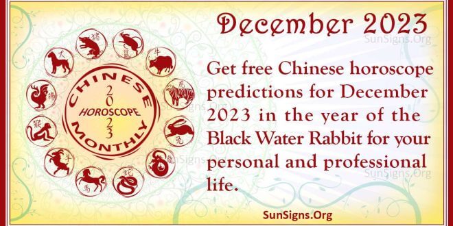 December Chinese Horoscope 2023