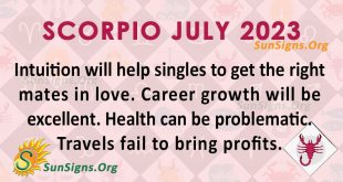 Scorpio July Horoscope 2023