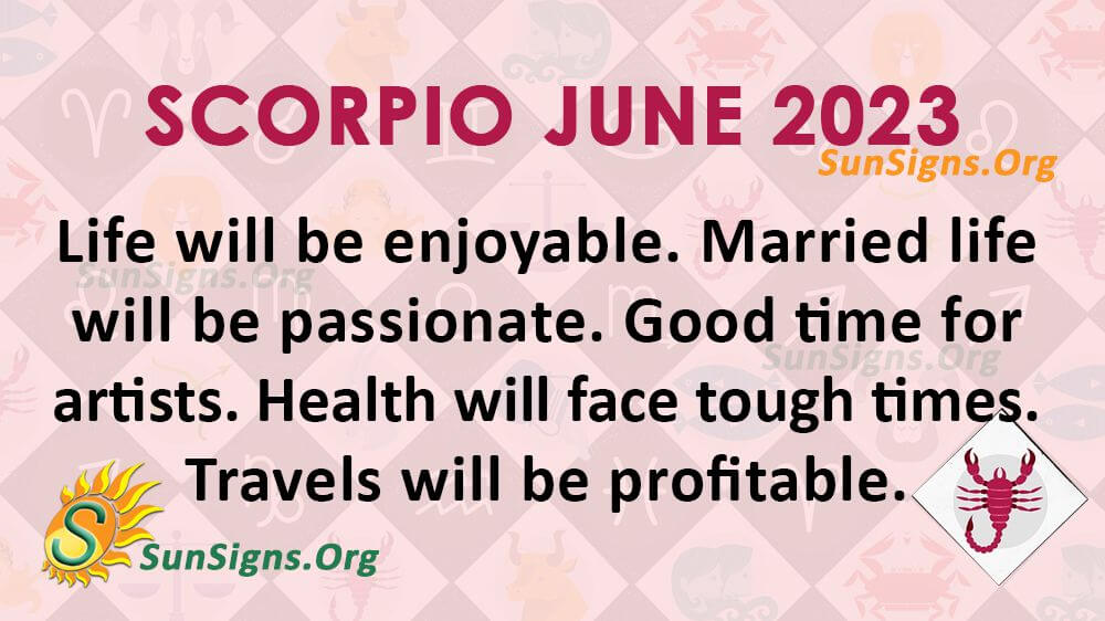 Scorpio June Horoscope 2023