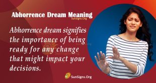 Abhorrence Dream Meaning
