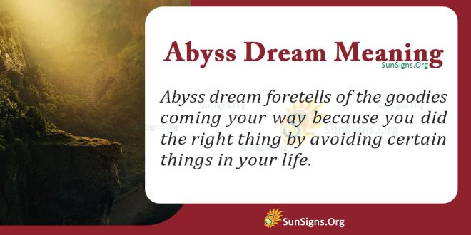 Abyss Dream Meaning