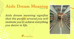 Aisle Dream Meaning