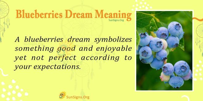 blueberries dream meaning