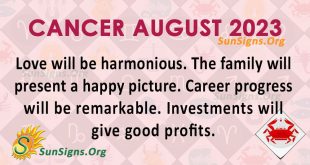 Cancer August Horoscope 2023
