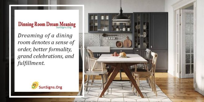 Dinning Room Dream Meaning
