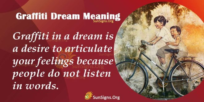 Graffiti Dream Meaning