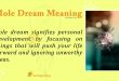 Hole Dream Meaning