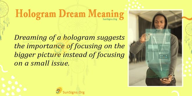 Hologram Dream Meaning