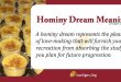 Hominy Dream Meaning