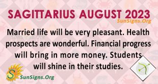 Sagittarius August Horoscope 2023