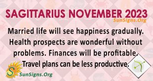 Sagittarius November Horoscope 2023