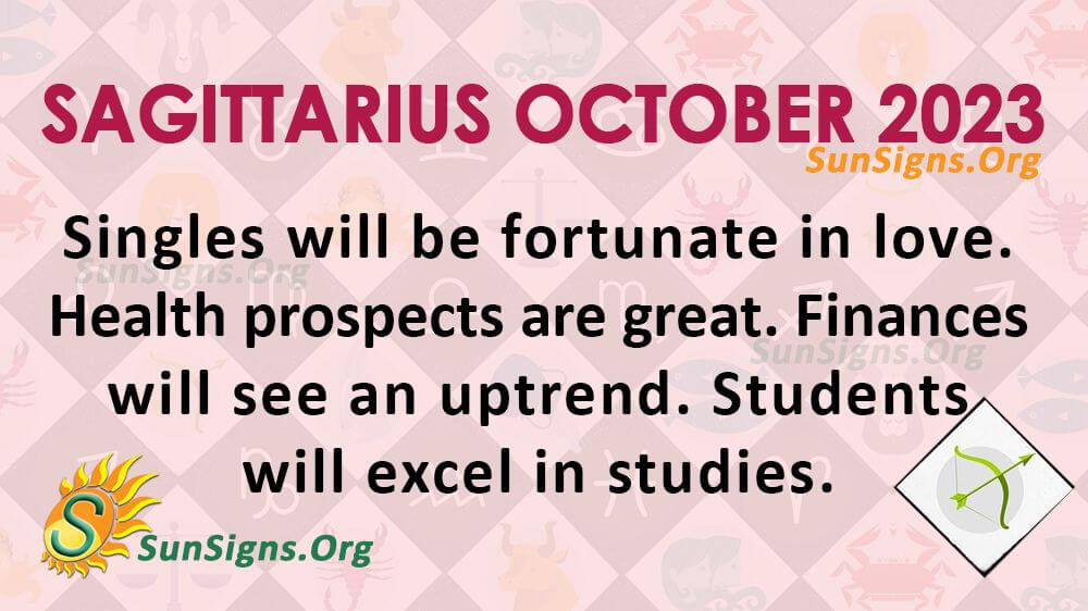 Sagittarius October Horoscope 2023