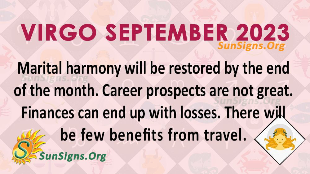 Virgo September Horoscope 2023