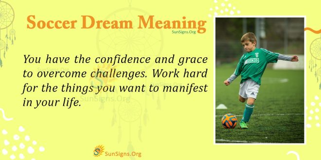 Soccer Dream Meaning