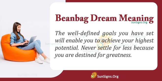 Beanbag Dream Meaning