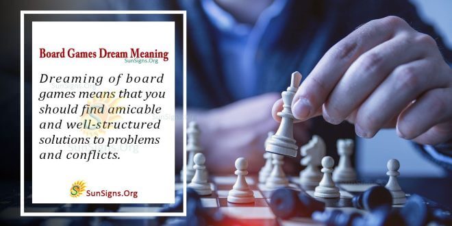 Board Games Dream Meaning