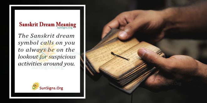 sanskrit dream meaning