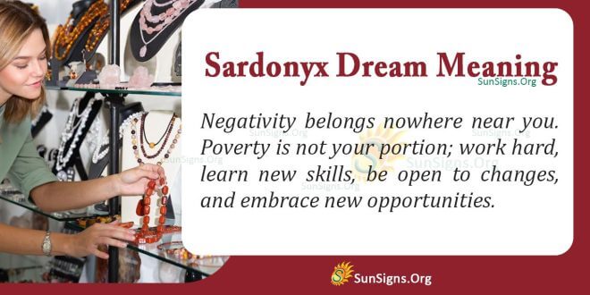 Sardonyx Dream Meaning