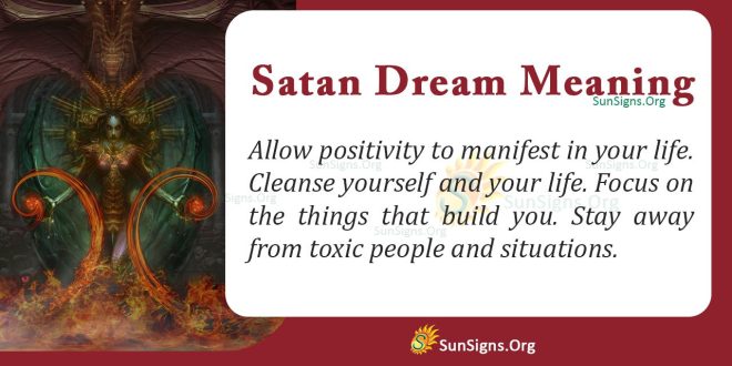 Satan Dream Meaning