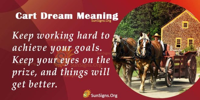 Cart Dream Meaning