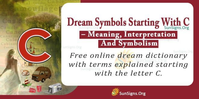 Dream Symbols Starting With C