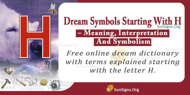 Dream Symbols Starting With H