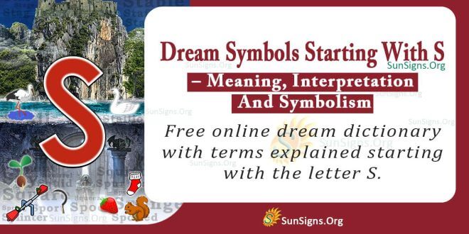 Dream Symbols Starting With S