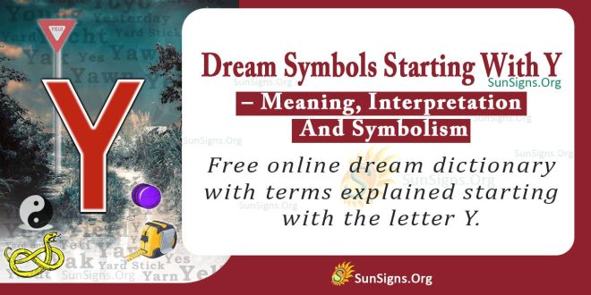 Dream Symbols Starting With Y