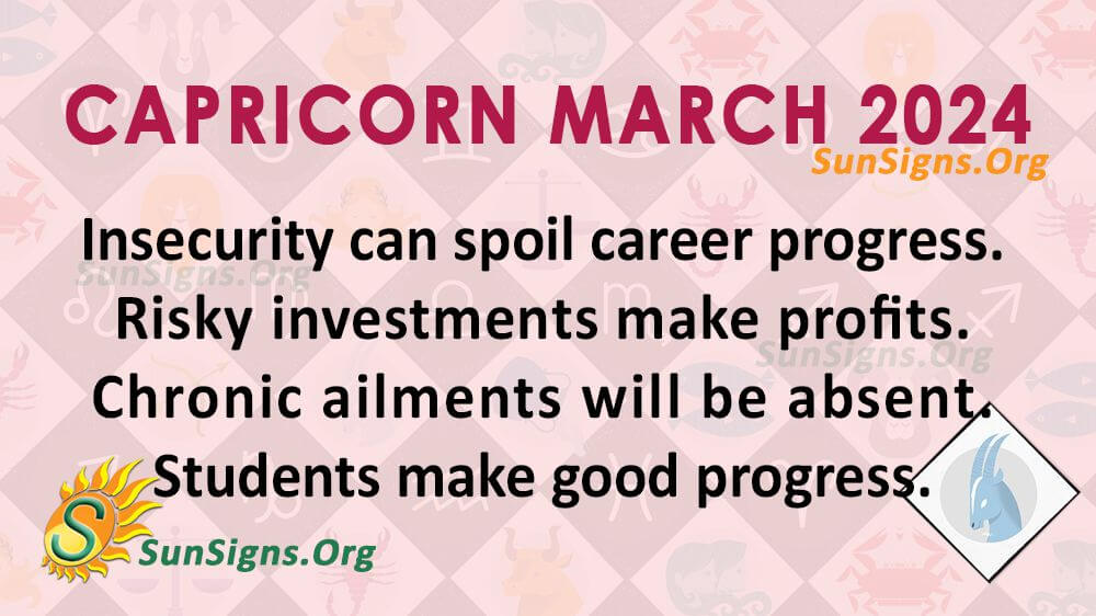 capricorn march 2024
