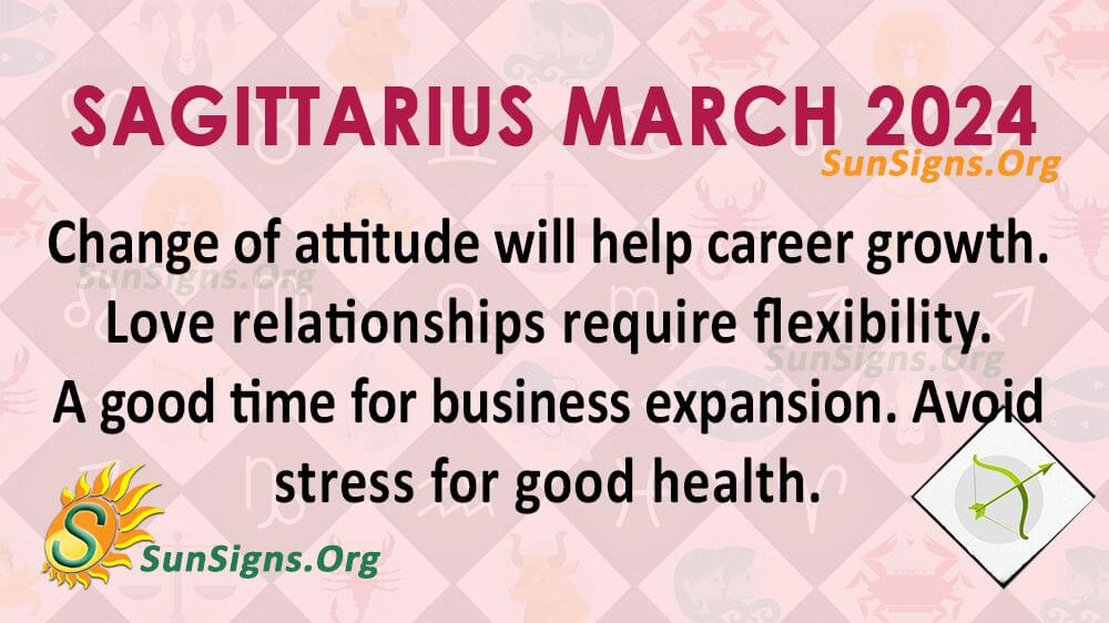 sagittarius march 2024