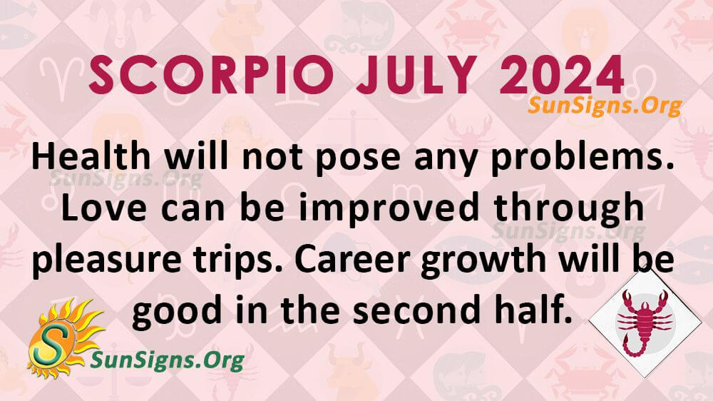 scorpio july 2024