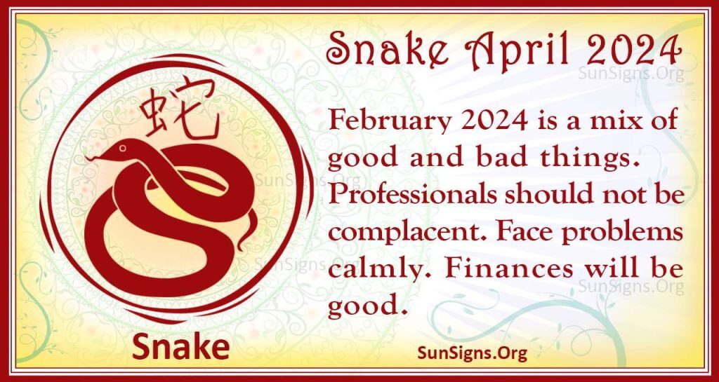 snake april 2024