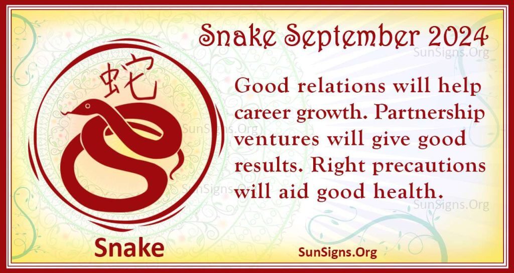 snake september 2024