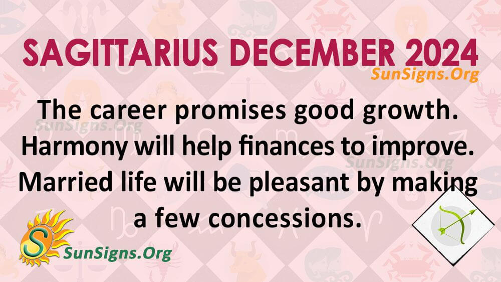 sagittarius december 2024