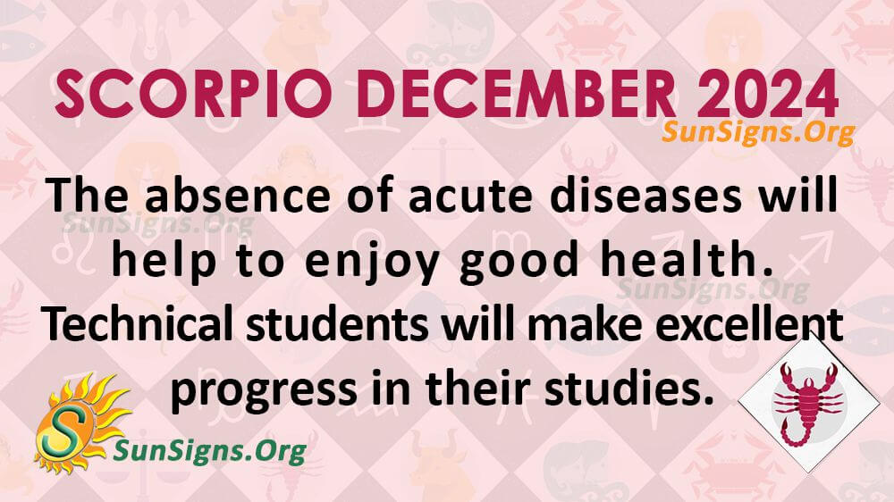 scorpio december 2024
